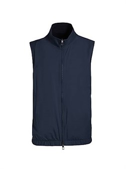 Жилет Windwish Stretch Loro Piana из нейлона с пуховым наполнителем, стёгаными карманами и эластичным подолом 11035365