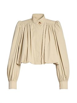 Chloe Short Cotton Trench Jacket 11035022