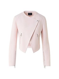 Akris Ariel Wool Crepe Crop Jacket 11034252