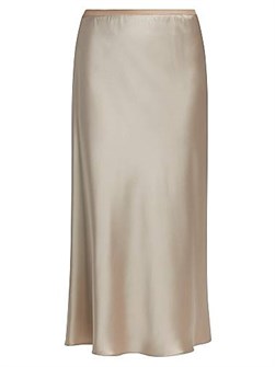 Миди-юбка из шелка с эластичным поясом от Max Mara, Италия 11027409