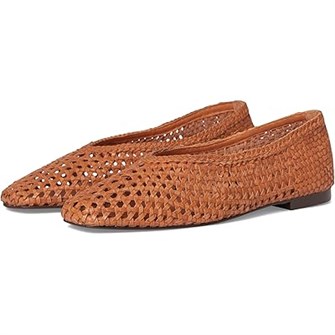 Вязаные балетные туфли Madewell Sage с кожаной стелькой для максимального комфорта 11226442