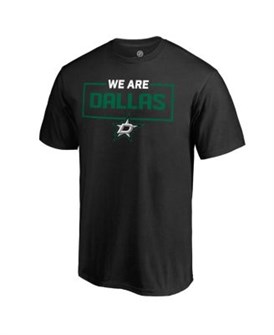 Fanatics Mto Label Мужская черная футболка Dallas Stars из коллекции Iconic с классическим круглым вырезом, 100% хлопок 11221908