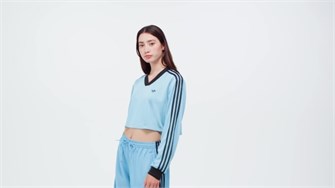 adidas Originals Лонгслив Adicolor Soccer из жаккарда в стиле футбольных 2000-х со свободным кроем 11220866