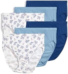 Комплект женского нижнего белья Jockey Elance Breathe French Cut, 6 штук, дышащий хлопок, полный охват 11241255