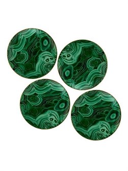 L',Objet Набор из 4 фарфоровых десертных тарелок с золотой отделкой 24К, 20 см 11016607