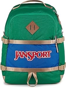 JanSport Удобный черный рюкзак с основным отделением, карманами для бутылок и мягким отсеком для 15-дюймового ноутбука 11241112