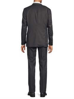 Классический костюм Canali на двух пуговицах из шерсти с эластаном, Италия 11170219