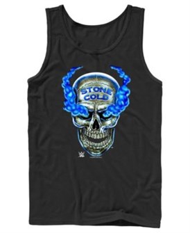 Fifth Sun Мужская безрукавка WWE Austin 316 с принтом черепа, удобная, 100% хлопок 11239836