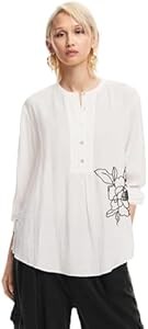 Женская модная одежда Desigual из вискозы и полиамида с круглым вырезом, ручная стирка 11241950