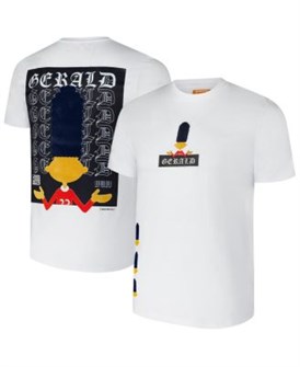 Молодёжная белая футболка Hey Arnold Gerald Olde English с ярким принтом и комфортным кроем Freeze Max 11238957