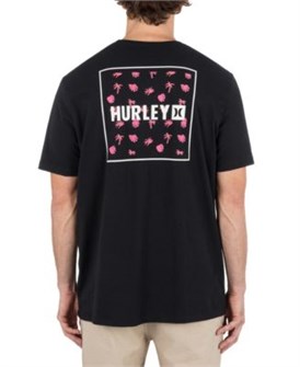 Футболка Hurley One and Only Lido для мужчин, с коротким рукавом, 150 г/м?, стандартная посадка 11233332