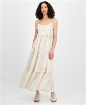 Макси-платье в стиле бэби-долл с рюшами от And Now This, эксклюзивно для Macy',s 11239424