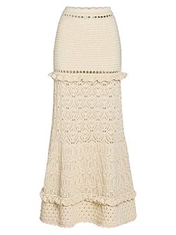Юбка Magdalena, связанная крючком из 84% хлопка и 16% полиэстера, от Retrofete, размер S 11014770