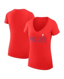 Женская футболка-поло G-III 4Her красного цвета с графическим принтом, короткими рукавами, из комфортного материала 11222991