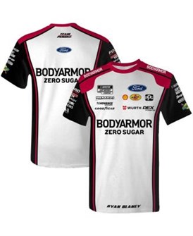 Футболка от Team Penske с дизайном униформы Райана Блейни Body Armor из лёгкого материала, цвет чёрный 11224245