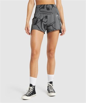 Gymshark Легкие шорты Power Jacquard с поддерживающим поясом и влагоотводящей тканью 11231828