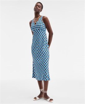 On 34th Элегантное женское миди-платье без рукавов с двойным V-образным вырезом, эксклюзивный дизайн от Macy',s 11027004