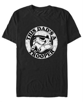 Fifth Sun Мужская футболка с коротким рукавом в космическом стиле Star Wars Super Trooper, 100% хлопок, современный Slim Fit 11239614