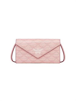 Mcm Большая сумка на цепочке Lauretos из прочного хлопкового смеси с плечевым ремнем и карманами 11023887