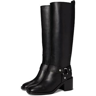 Кожаные ботинки на высоком каблуке с квадратным носом Audrey Engineer от Loeffler Randall 11237571