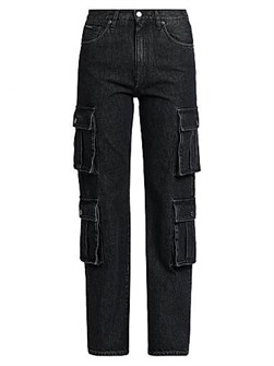 Брюки карго из хлопка Dolce &amp, Gabbana с пятью карманами и боковыми карманами, изготовленные в Италии 11008338