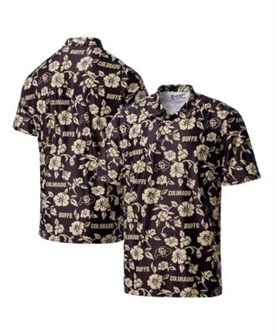 Reyn Spooner Мужская черная футболка-поло Colorado Buffaloes с УФ-защитой и четырехсторонней эластичностью 11224111