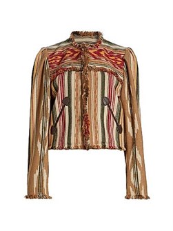 Джекет Delphina из шерсти с эластичным содержанием, с длинными рукавами, карманами и отделкой с потёртым краем от Isabel Marant 11023210