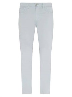 7 For All Mankind Джинсы D-Slimmy-Stretch из сатина средней посадки с классическим облегающим кроем и 5 карманами, Италия 10049543