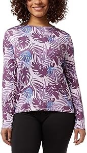 Женская фиолетовая футболка 32 Degrees, легкая, дышащая, с защитой UPF 50+, размер XX-Large 11240392