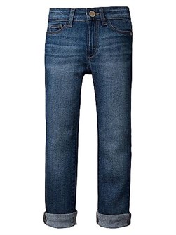 Детские джинсы Chloe от Dl1961 с модным фасоном, мягкие и эластичные, 62% тенсел, на молнии 11167652