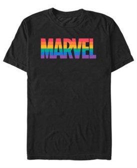 Fifth Sun Мужская slim-fit футболка Marvel Pride с короткими рукавами, 50% хлопка, 50% полиэстера 11239394