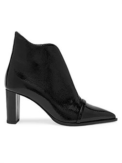 Malone Souliers Ботильоны Clara 70MM из лаковой кожи с острым носком и прямым каблуком 11168066