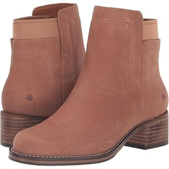 Ботильоны Lucky Brand Hirsi из кожи с 4-сантиметровым каблуком для стильного образа 11232402