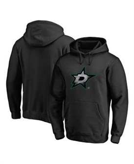 Fanatics Mto Label Мужская худи Dallas Stars Core Smoke черная с длинными рукавами и мягкой флисовой подкладкой 11223156