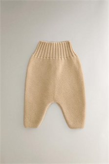 Zara Home Детские вязаные леггинсы с подошвой, гладкой текстурой и эластичным поясом 11239995