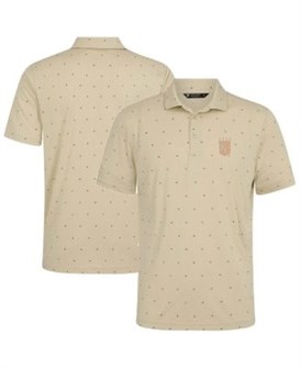 LevelWear Мужское кремовое поло Kansas City Royals Vision с логотипом команды и антистатической тканью 11224403