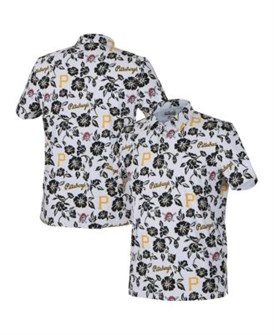 Reyn Spooner Мужское белое поло Pittsburgh Pirates Pua Performance с UPF 50+, эластичным материалом и быстрой сушкой 11222766