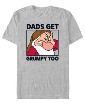 Мужская стильная футболка с коротким рукавом и принтом Grumpy Dad от Fifth Sun, облегающий крой, 60% хлопок, 40% полиэстер 11239204