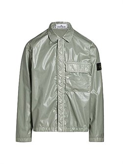 Лонгслив Mussola Gommata из хлопка Stone Island с карманом и скрытой застежкой, 100% хлопок 11027875