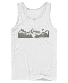 Мужская облегающая майка с V-образным вырезом из 100% хлопка, коллекция Mount Scene от Fifth Sun 11239856