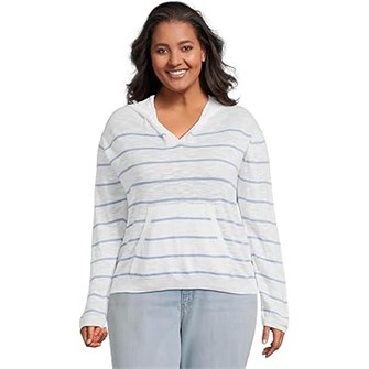 Лонгслив-худи Mod-o-doc с капюшоном, карманом-кенгуру и прямой подкладкой, 66% хлопка, 34% вискозы 11167498