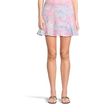 Юношеские юбка-шорты Lilly Pulitzer Zadora с высокой талией и защитой UPF 50+, 95% нейлон 11232376