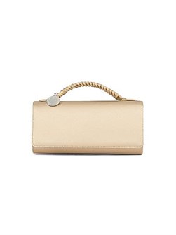 Stella McCartney Сумочка Falabella из полиэстера с цепочкой и серебристым логотипом, 21.6x10.2x3.8 см 11166624