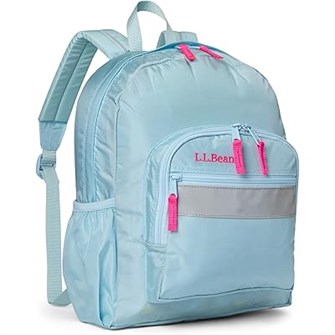 L.L.Bean Kids Детский рюкзак Junior Original 17 л из водоотталкивающего нейлона с карманами и светоотражающими элементами 11167289