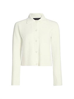 Fabiana Filippi Patch Pocket Wool-Cotton Jacket 11019664