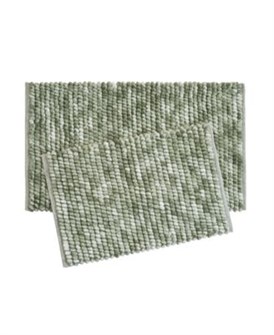 French Connection Коврик для ванной из толстой шенилловой ткани с градиентом, размер 50 x 80 см, нескользящее основание 11228376