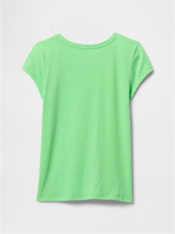 Молодёжная графическая футболка GAP Factory из мягкого джерси, с короткими рукавами и круглым вырезом 11015440