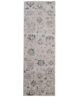 Feizy Коврик Pasha 2',6 ,x7',3 , (76 см x 221 см) с цветочным узором, высотой 1 см, полиэстер, устойчивый к пятнам 11233631