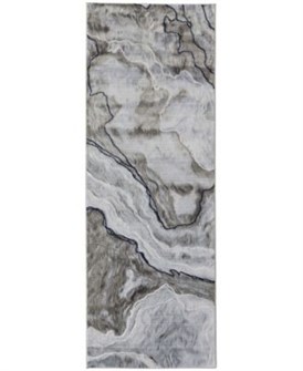 Feizy Ковер-бегунок Газпар с абстрактным принтом, 86 см x 244 см, высота ворса 1 см 11233617