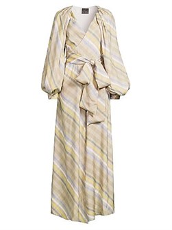 Комбинезон с запахом и длинными рукавами Debra от Undra Celeste с V-образным вырезом, 100% вискоза 11165722